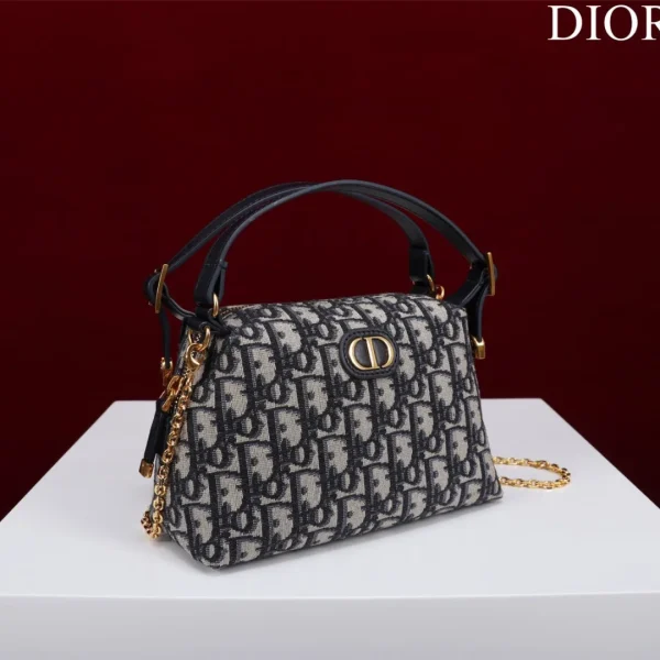 Sac à main Dior à carreaux , verni cuir, 11 20 cm – pour femme — réplique