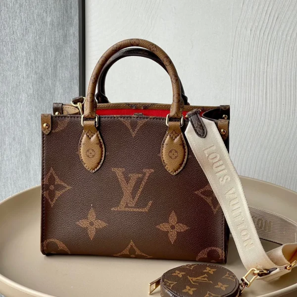 Sac à main Louis Vuitton On The Go motif 25 × 19 × 11.5 cm — réplique