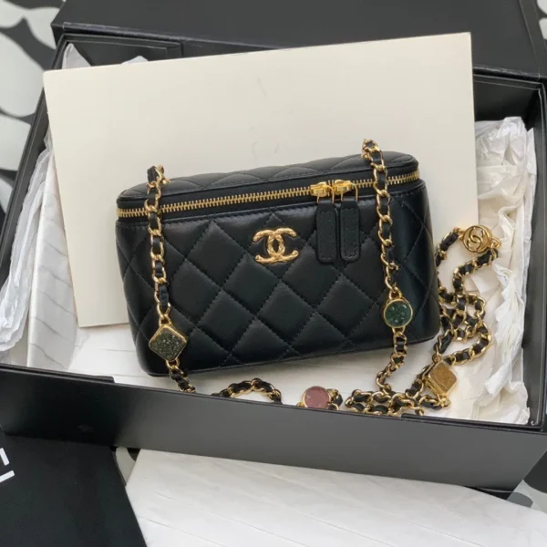 Sac à main Chanel mini mouton peau anse mélange 17 cm — réplique