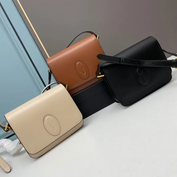 Sac porté épaule Saint Laurent Le 61 Saddle en cuir de veau — réplique