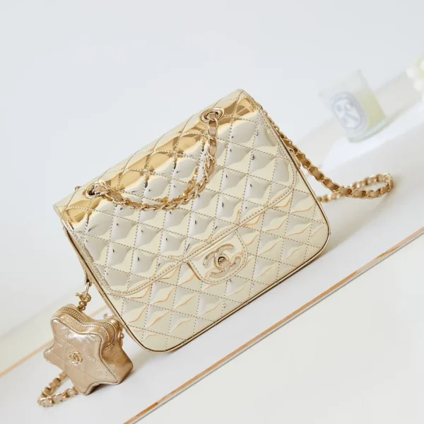 Sac Chanel 24C doré miroir étoile — réplique