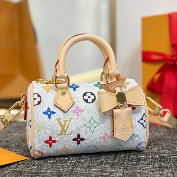 Sac Louis Vuitton X Takashi Murakami nano Speedy — réplique