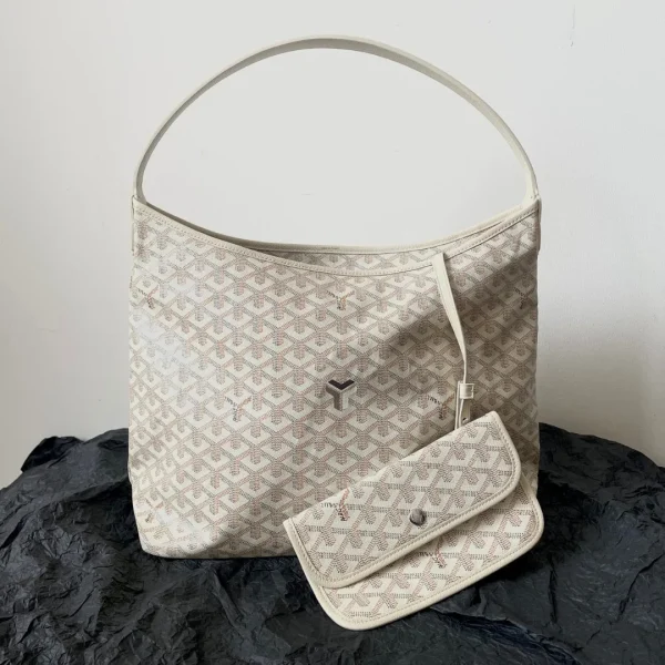 Modèle Goyard Goyardine Boheme Hobo coloris blanc — réplique