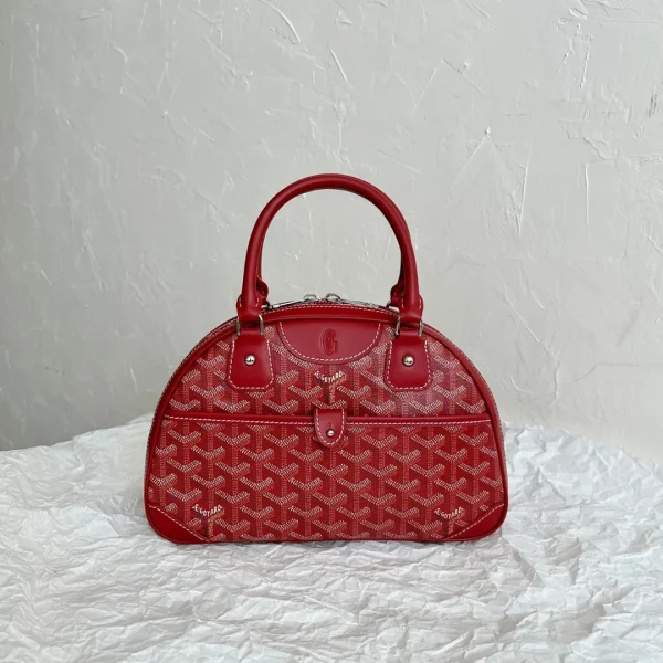 Sac Goyard Saint Jeanne toile enduite PM coloris rouge 9496843 — réplique