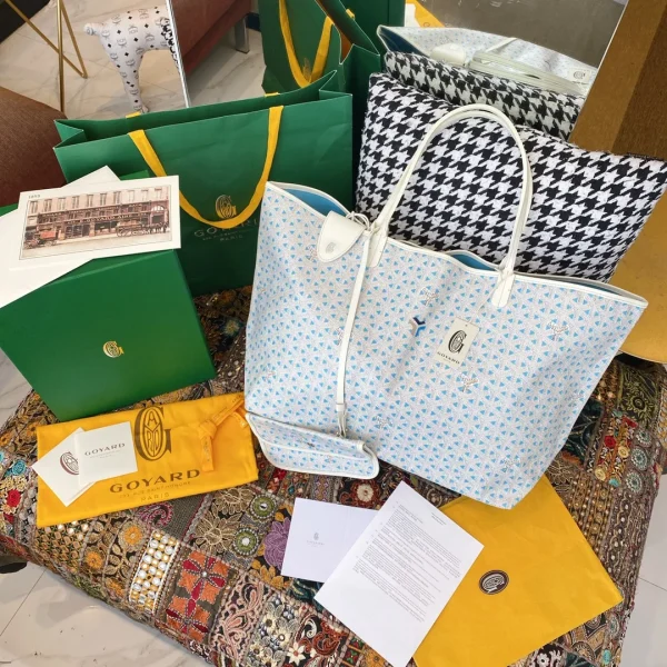 Cabas Goyard édition limitée Saint Louis Claire-Voie GM / – coloris bleu — réplique