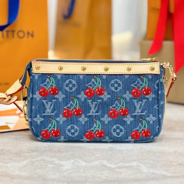 Pochette Louis Vuitton x Takashi Murakami Cherry Accessoires — réplique