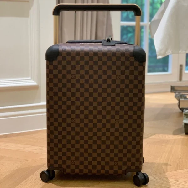 Valise Louis Vuitton Horizon 55 à roulettes en Damier Ebene toile — réplique