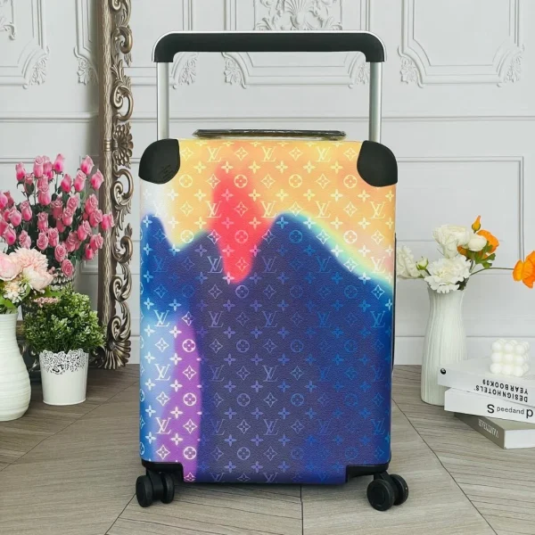Modèle Louis Vuitton Horizon 55 coloris multicolore Monogram Sunset toile — réplique