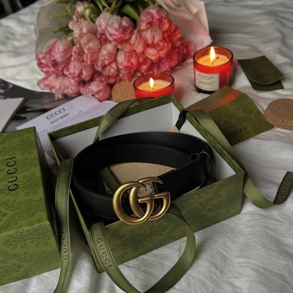 Ceinture Gucci coloris noir – taille 85 — réplique