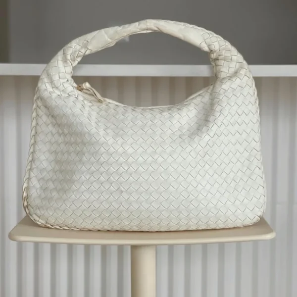 Sac Bottega Veneta Hobo coloris blanc — réplique