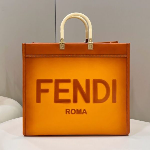 Fendi Peekaboo cabas Orange — réplique