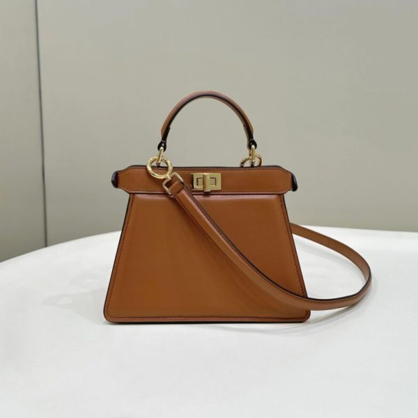 Fendi Peekaboo Mini marron — réplique