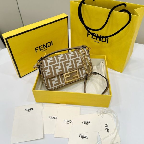 Fendi Baguette Ff marron — réplique