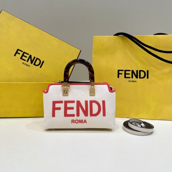 Fendi By The Way Boston rouge blanc — réplique
