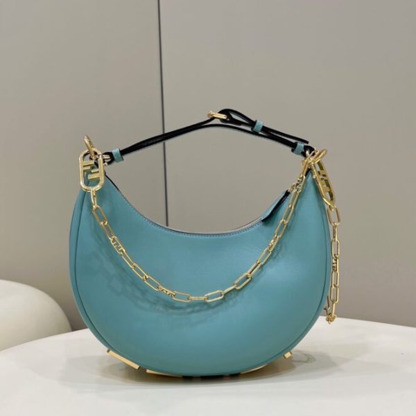 Fendi Fendigraphy grand format bleu ciel — réplique