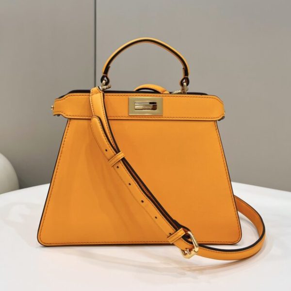 Fendi Peekaboo moyen format Orange — réplique