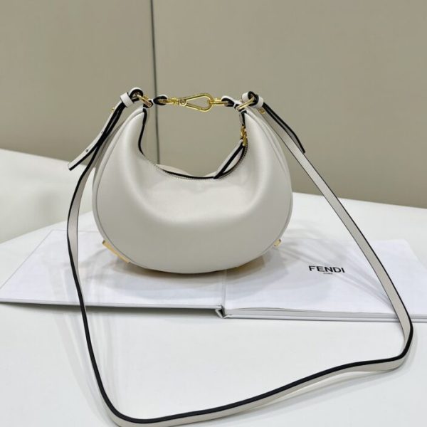 Fendi Fendigraphy petit format blanc — réplique