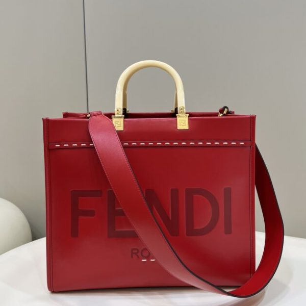 Fendi Peekaboo cabas rouge — réplique