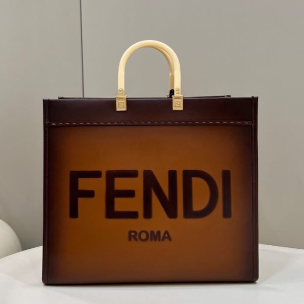 Fendi Peekaboo cabas marron — réplique