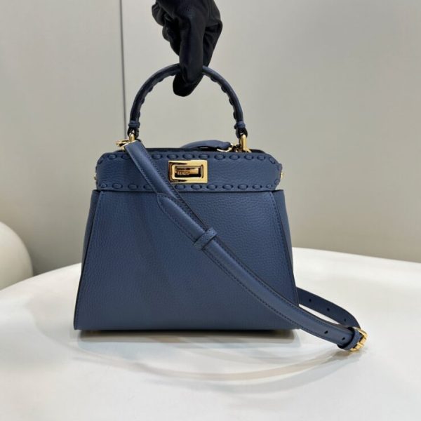 Fendi Peekaboo petit format bleu — réplique