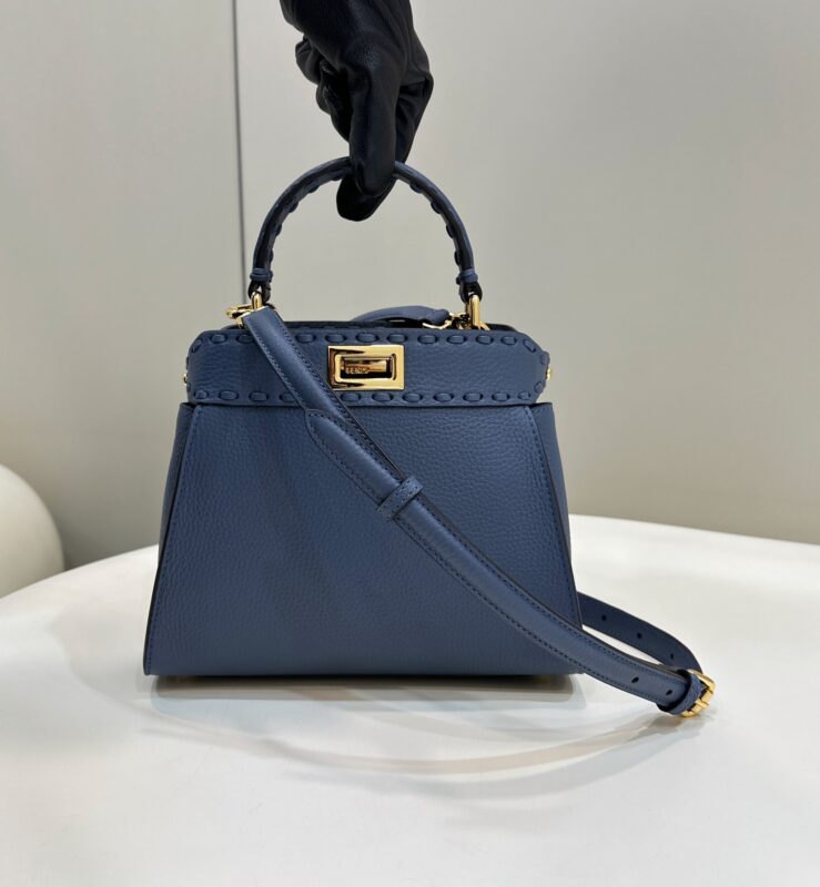 Fendi Peekaboo petit format bleu — réplique