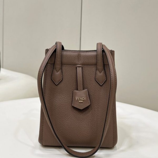 Fendi Origami petit format marron — réplique