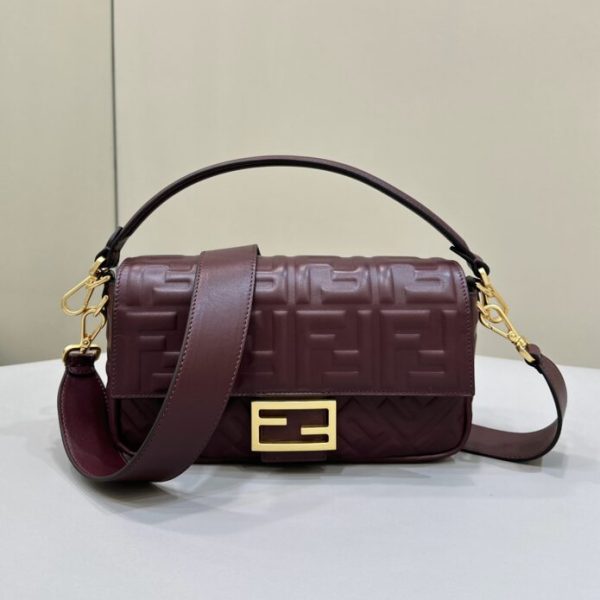 Fendi Baguette Bordeaux — réplique