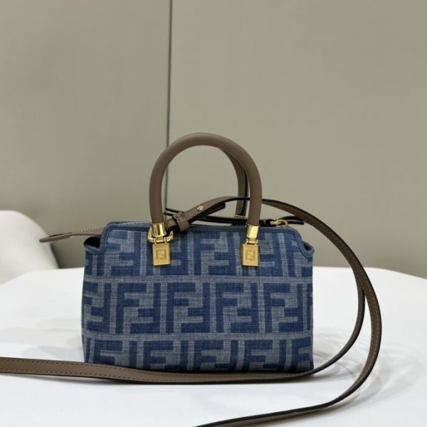 Fendi By The Way Boston bleu Denim — réplique