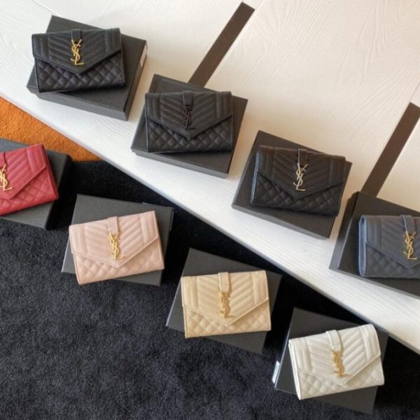 Yves Saint Laurent Envelope Flap portefeuille — réplique