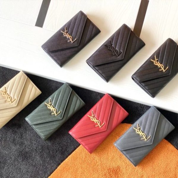 Yves Saint Laurent grand format Flap portefeuille — réplique