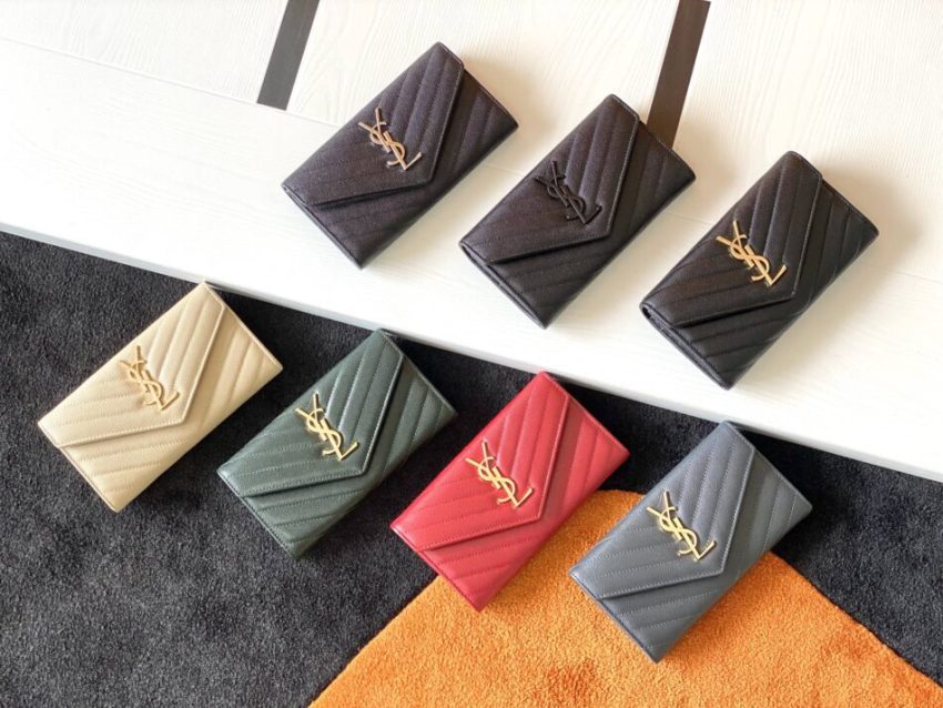 Yves Saint Laurent grand format Flap portefeuille — réplique