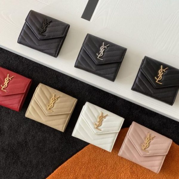 Yves Saint Laurent Tri-Fold portefeuille — réplique