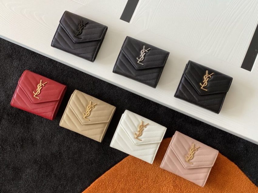 Yves Saint Laurent Tri-Fold portefeuille — réplique