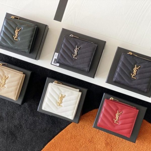 Yves Saint Laurent Zipper portefeuille — réplique