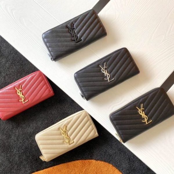 Yves Saint Laurent Long Zippered portefeuille — réplique