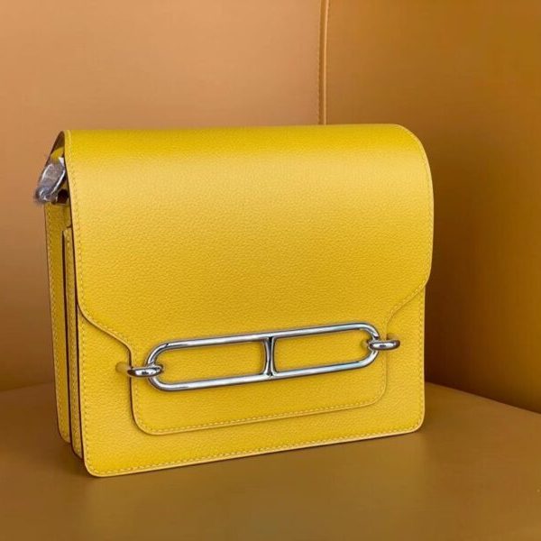 Hermès Sac Roulis jaune — réplique