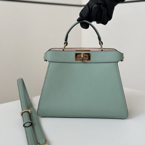 Fendi Peekaboo moyen format Light vert — réplique