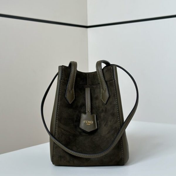 Fendi Origami petit format Dark vert — réplique