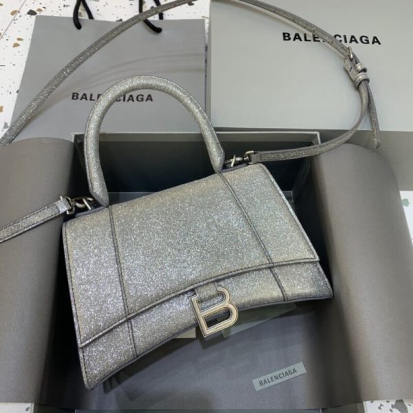 Balenciaga Hourglass argenté — réplique