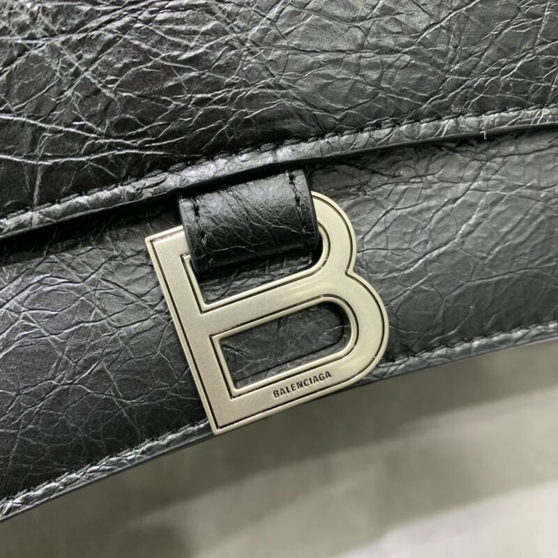 Balenciaga Crush grand format noir argenté — réplique – Image 3
