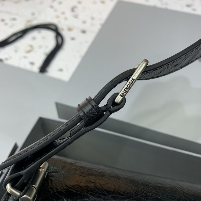 Balenciaga Crush grand format noir argenté — réplique – Image 4