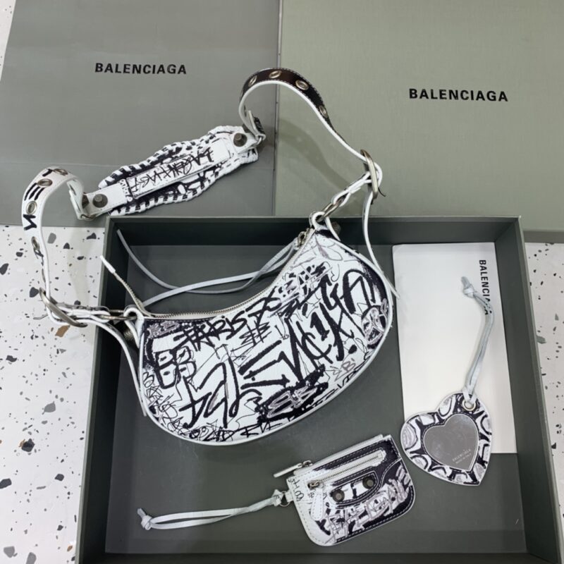 Balenciaga Le Cagole Graffiti blanc — réplique – Image 4