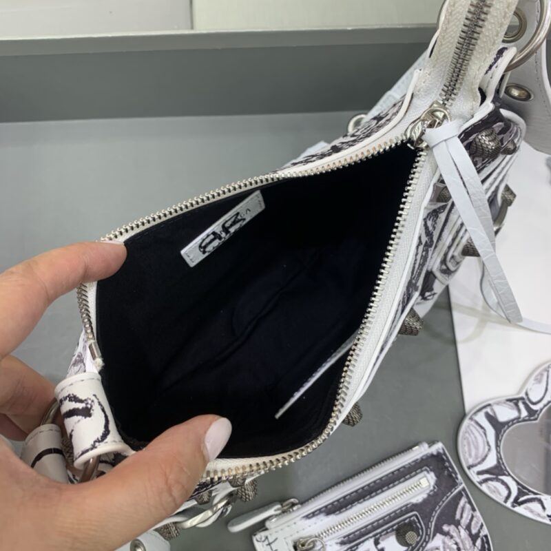 Balenciaga Le Cagole Graffiti blanc — réplique – Image 5