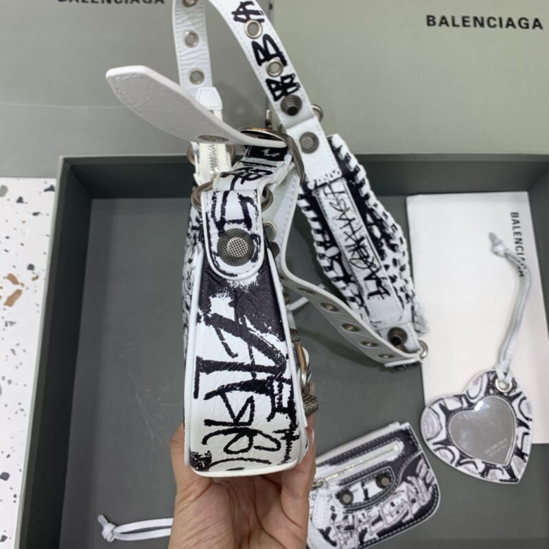 Balenciaga Le Cagole Graffiti blanc — réplique – Image 8