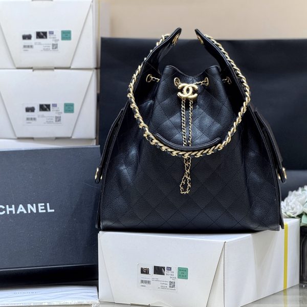 Chanel 25 moyen format sac noir — réplique