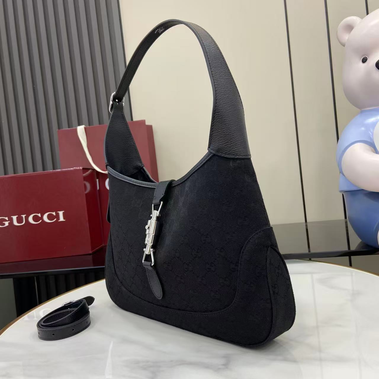 Gucci Jackie 1961 moyen format sac porté épaule — réplique – Image 13