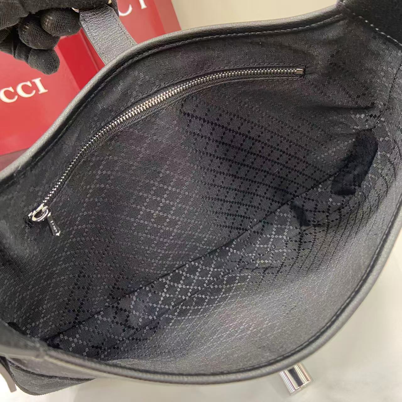 Gucci Jackie 1961 moyen format sac porté épaule — réplique – Image 14