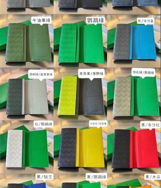 Bottega Veneta Folding Long portefeuille — réplique