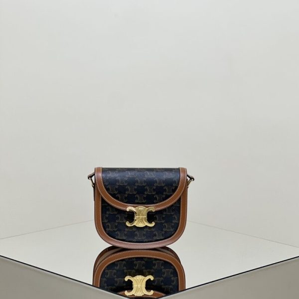 Celine Triomphe Bisaccia Mini — réplique