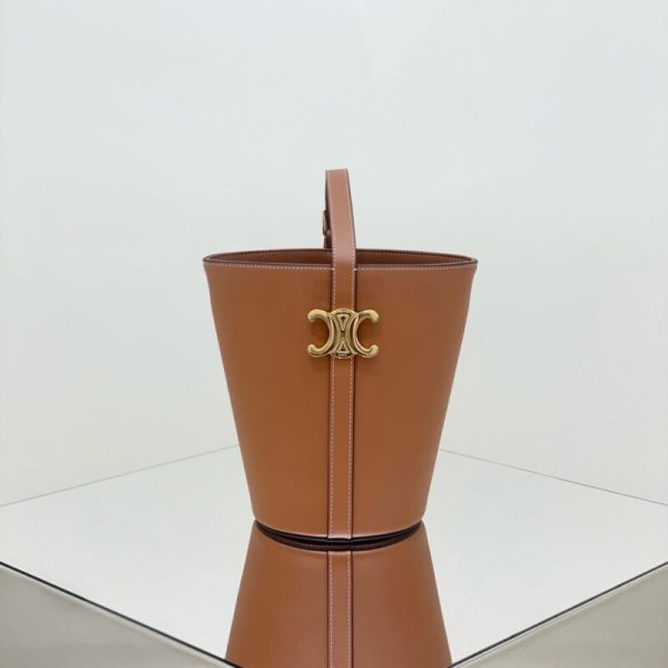 Celine Triomphe sac seau marron — réplique